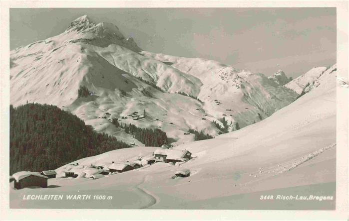 Lechleiten Warth Vorarlberg AT Panorama
