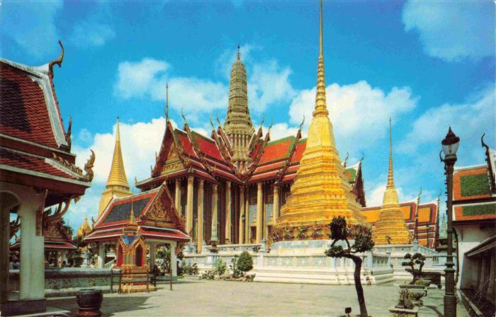 Bangkok Thailand Inside the grounds of Wat Phra Keo