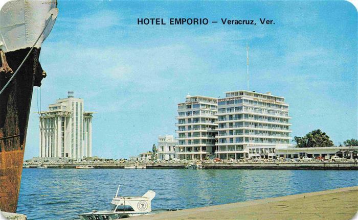 Veracruz Mexico Hotel Emporio y el Malecon desde los Muelles