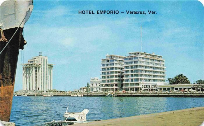 Veracruz Mexico Hotel Emporio y el Malecon desde los Muelles