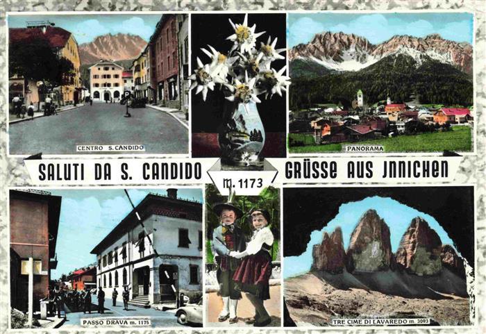 San Candido Innichen Bolzano IT Centro Panorama Passo Drava Tre Cime di Lavaredo