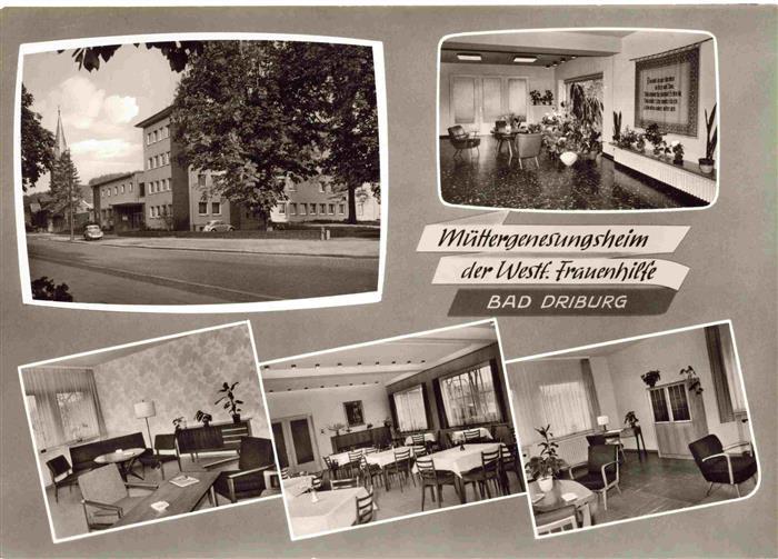 BAD DRIBURG Muettergenesungsheim der Westf Frauenhilfe Gastraeume