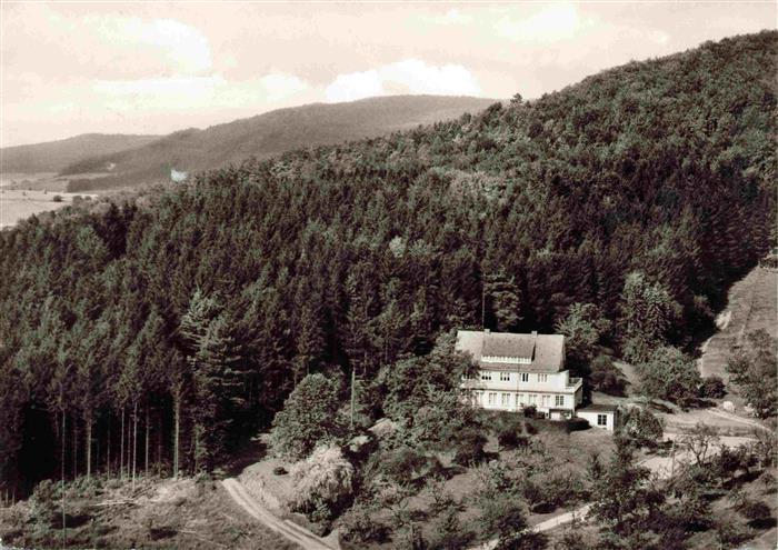 Hedemuenden Hannoversch-Muenden Haus Eichbuehl Fliegeraufnahme