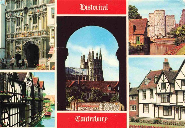 Canterbury  Kent UK Christchurch Gateway The Westgate Cathedral trough Kings Sch