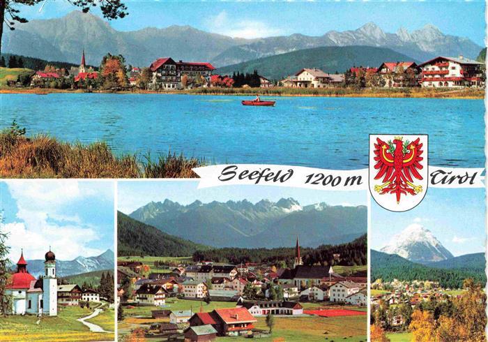Seefeld Tirol Panorama Kirche Teilansichten