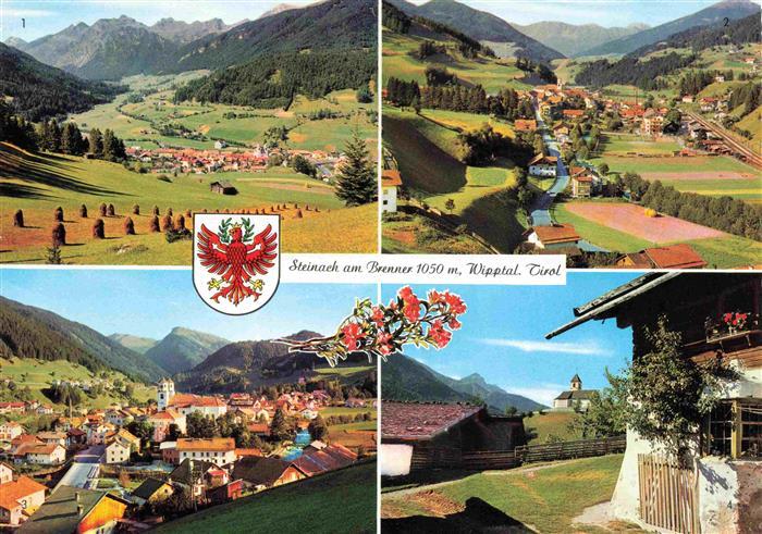 Steinach Brenner Tirol AT mit Gschnitztal Nordkette und Patscherkofel Panorama M