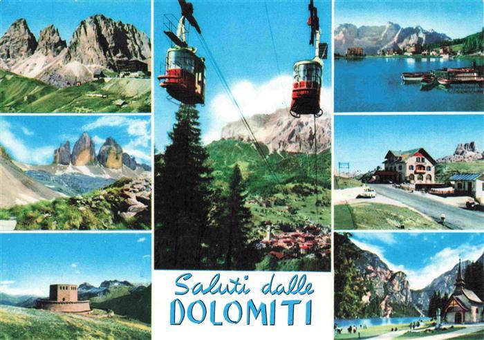Dolomiti  Dolomiten IT Passo Sella Tre Cime Lavaredo Ossario al Pordoi Cortina M