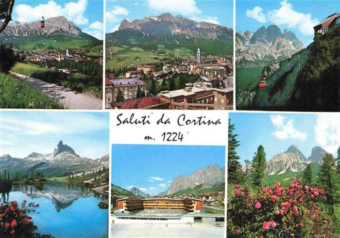 Cortina d Ampezzo IT Panorama Teilansichten