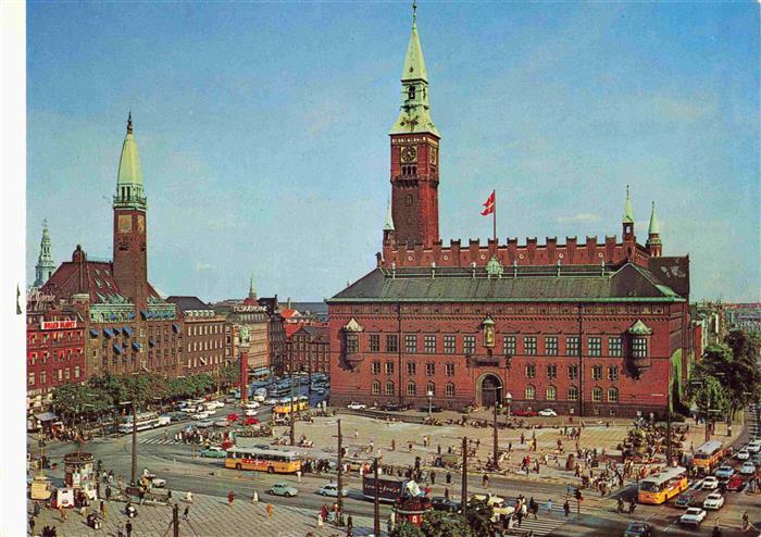 COPENHAGEN Kobenhavn Kjoebenhavn Kopenhagen DK The Town Hall Square