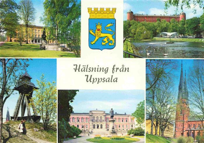 Uppsala Upsala Sweden Park Turm Schloss Kirche