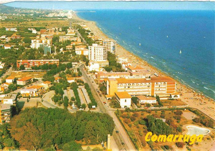 Comarruga Vendrell Costa Dorada ES Fliegeraufnahme Playa