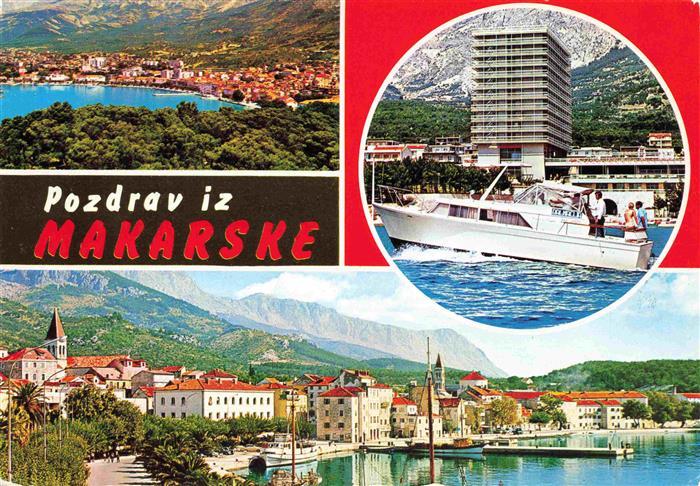 Makarske Makarska Croatia Panorama Hotel Ortsansicht