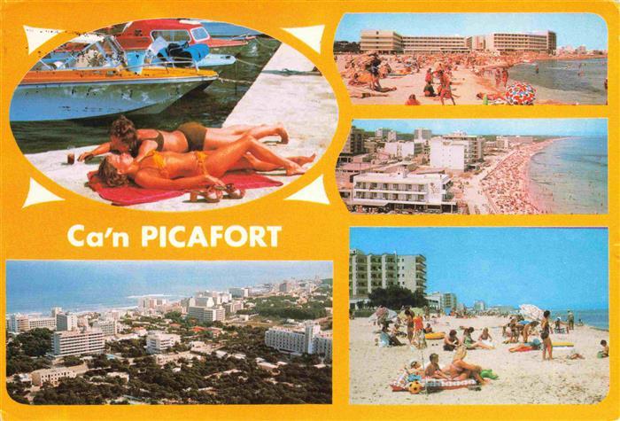 Can Picafort Mallorca ES Strandpartien Panorama