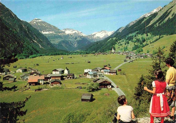 Holzgau Tirol AT mit OT Schoenau im Lechtal