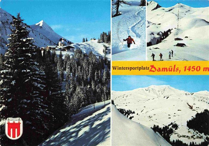 Damuels Vorarlberg AT Panorama Skipisten