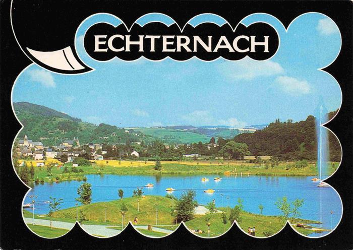 Echternach Luxembourg Vue panoramique avec lac