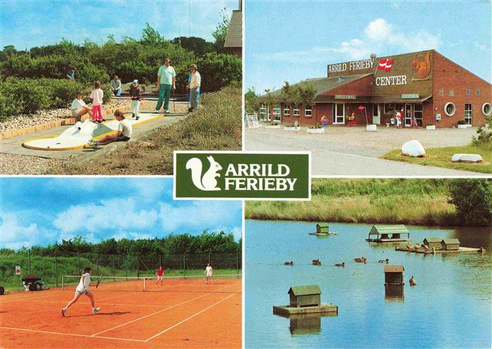 Toftlund Minigolf Arrild Ferieby Center Tennisplatz Schwanenteich