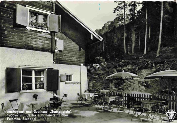 Serles Neustift im Stubaital Tirol AT Gasthaus Sonnenstein