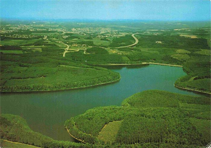 LueDENSCHEID NRW Fliegeraufnahme mit Versetalsperre