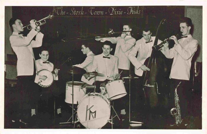 Musikanten Stork Town Dixie Kids Dixieland Orkester