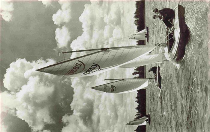 Segelboote Segelschiffe Sailing Voile Vela-- ronden merkteken