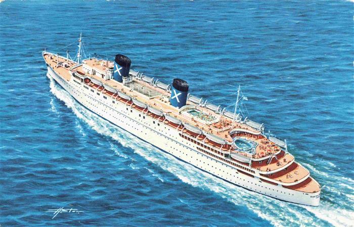 Dampfer Oceanliner RHMS Queen Frederica