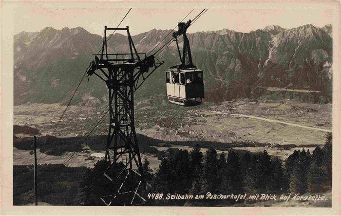 Seilbahn Cable-Car Telepherique Patscherkopf Nordkette