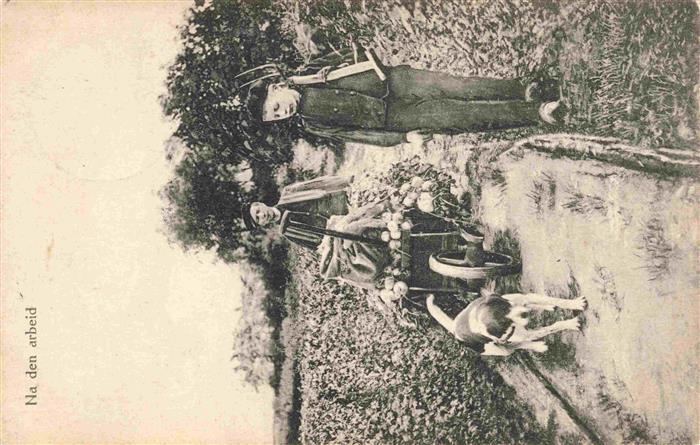 Landwirtschaft Feld Kinder Hund