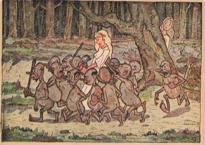 Maerchen Sagen Fairy Tale Conte-- H.Rotgans Lilinde Booze Dwergen Nr. 2