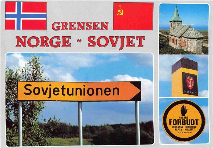 Grenze Douane Zoll Frontiere Border-- Norge Sovjet