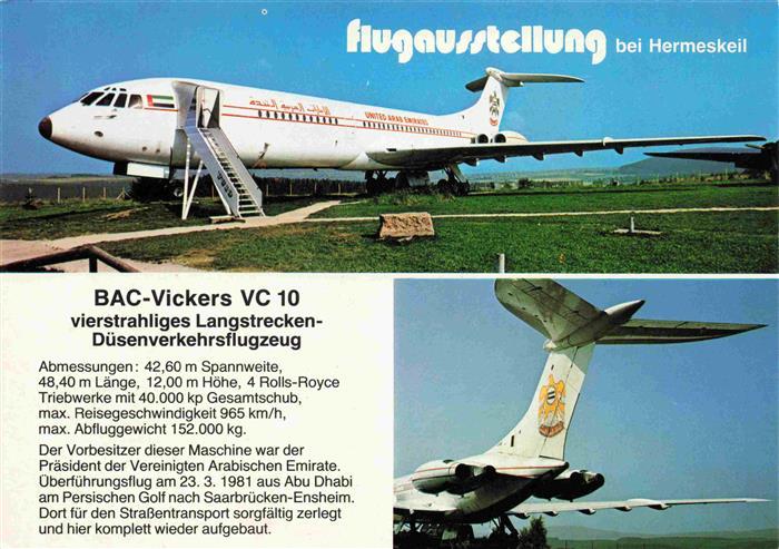 Flugzeuge Zivil Hermeskeil BAC Vickers VC 10 LEO Junior
