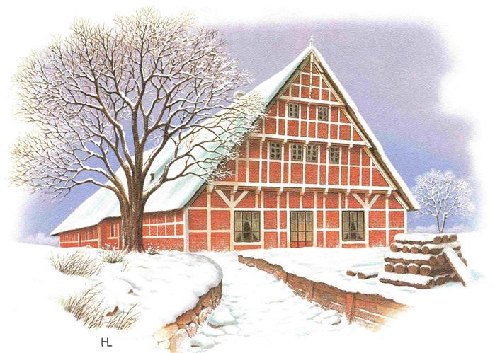 Landwirtschaft Obstbauernhaus alten land Katen Scheunen Lise Hoff