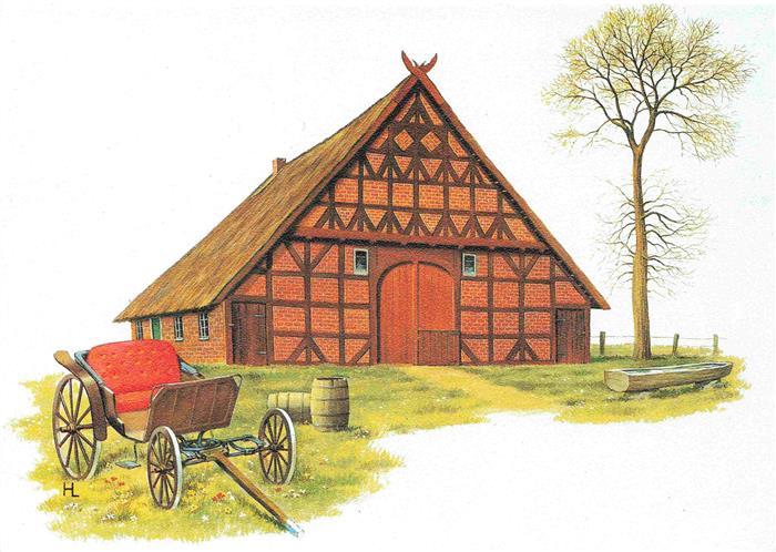 Bauernhaus in Wendland von Lise Hoff