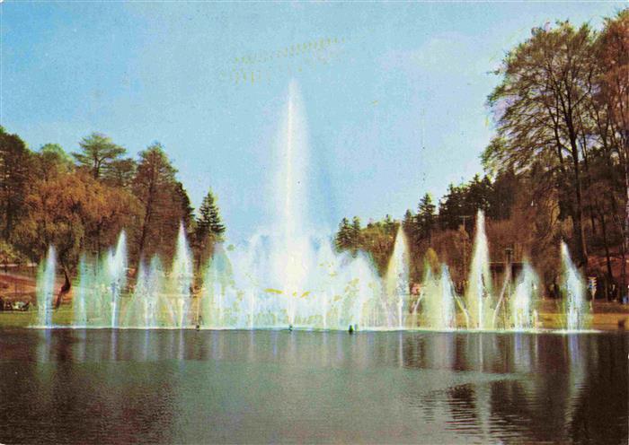 Gartenschau Saarbruecken Franco Allemande Wasserspiel Deutschmuehlenweiher