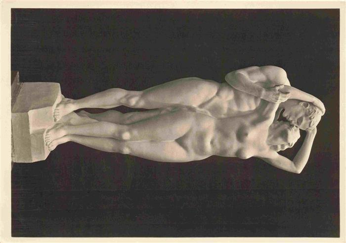 Verlag HDK Haus der Deutschen Kunst Nr. Muenchen Josef Thorak Zwei Menschen