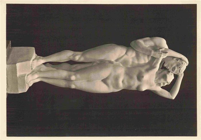 Verlag HDK Haus der Deutschen Kunst Nr. Muenchen Josef Thorak Zwei Menschen