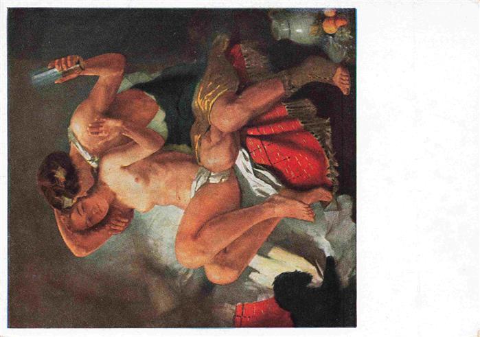 Verlag HDK Haus der Deutschen Kunst Nr. 285 Muenchen Karl Truppe Bacchus und Ari