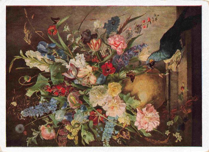 Verlag HDK Haus der Deutschen Kunst Nr. 154 Muenchen Herbert Kampf Bluemenstueck