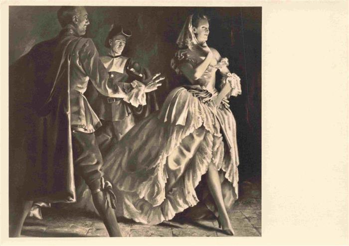 Verlag HDK Haus der Deutschen Kunst Nr. 423 Muenchen E.J. Engelhard Begegnung