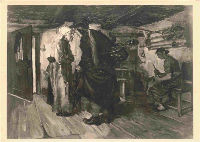 Verlag HDK Haus der Deutschen Kunst Nr. 434 Muenchen Hans Best Besuch von Auswae