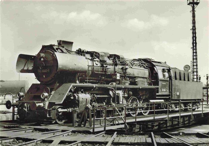 Lokomotive Eisenbahn Railway-- 50 3680-1 BW Halberstadt