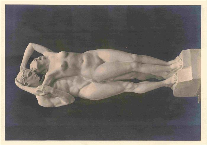 Verlag HDK Haus der Deutschen Kunst Nr. 337 Muenchen Josef Thorak Zwei Menchen