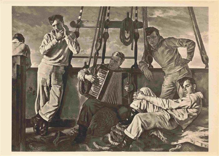 Verlag HDK Haus der Deutschen Kunst Nr. 493 Muenchen Schwarte Hellweg Abend an B