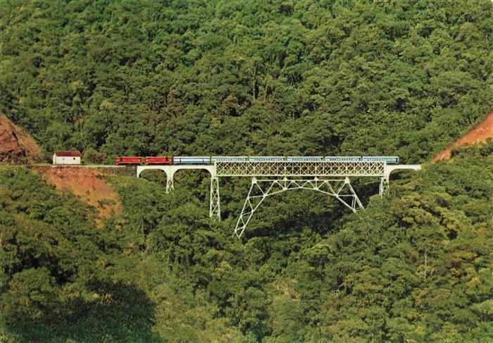Eisenbahn Railway Chemin de Fer Ferrovia-- Brasil Parana Ponte Sao Jooeo