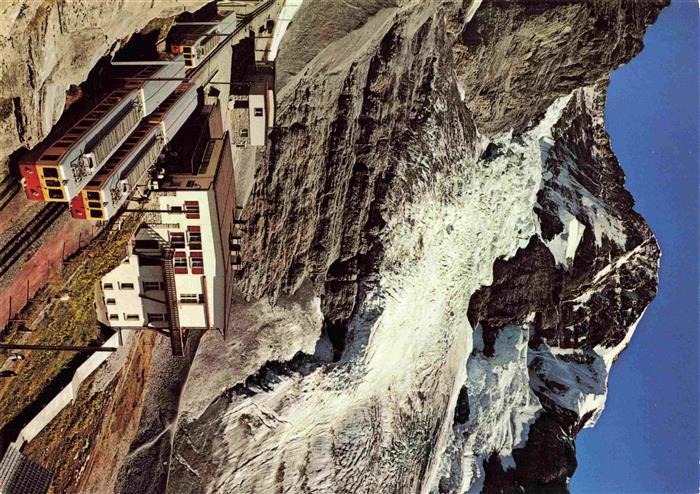 Zahnradbahn Standseilbahn Furniculaire Rack Railway-- Eigergletscher Moench Stat