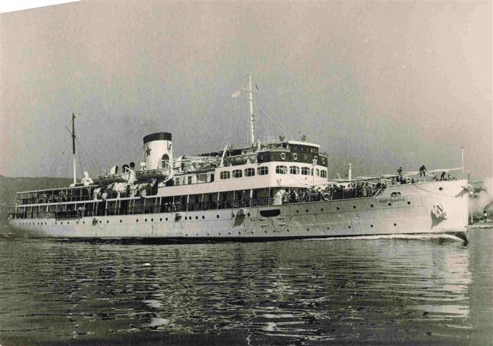 Schiffe Ships Navires Partizanka P/B Jadranska Linijka Plovidba Rijeka Jugoslavi