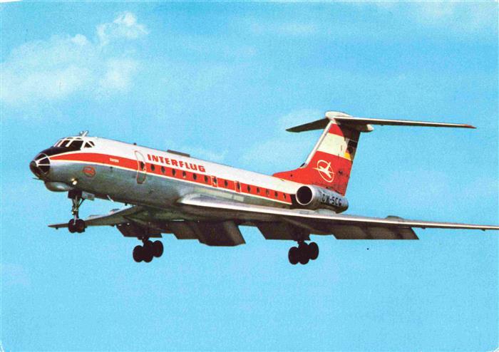 Flugzeuge Zivil Interflug TU 134