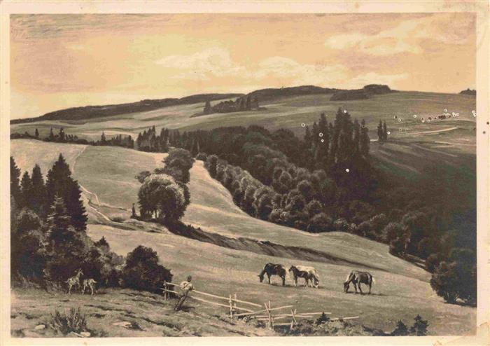 Verlag HDK Haus der Deutschen Kunst Nr. 403 Muenchen Gustav Traub Abendschatten