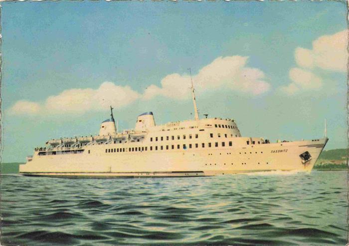 Schiffe Ships Navires Eisenbahnfahrschiffe Deutschen Reichbahn MS Sassnitz