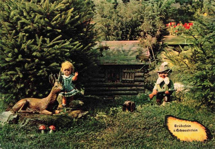 Maerchen Sagen Fairy Tale Conte-- Bruderlein und Schwesterlein Alt Simonswald Ca